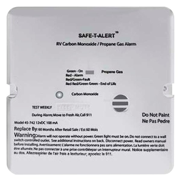 Safe-T-Alert | 45-742WT | RV Dual Carbon Monoxide And Propane Alarm